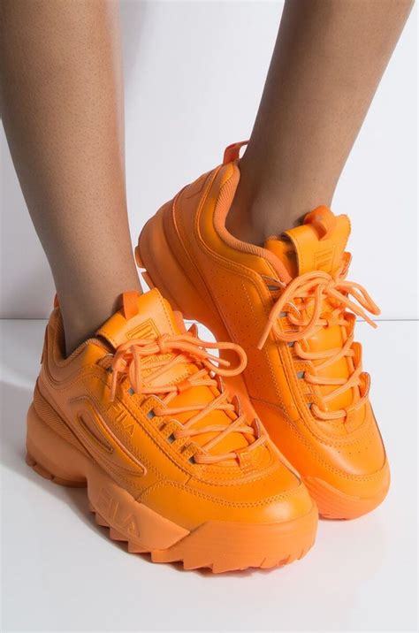 orange and green shoes|bright orange sneakers women's.